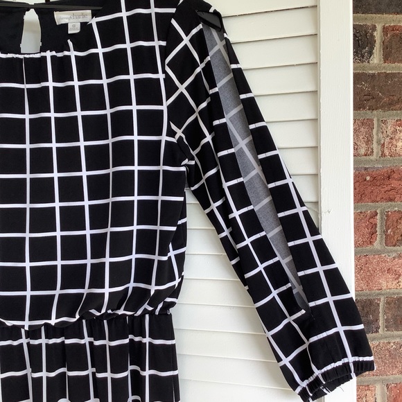 Price Reduction! Charming Charlie Brand Black & White Dress Size S - Picture 3 of 6